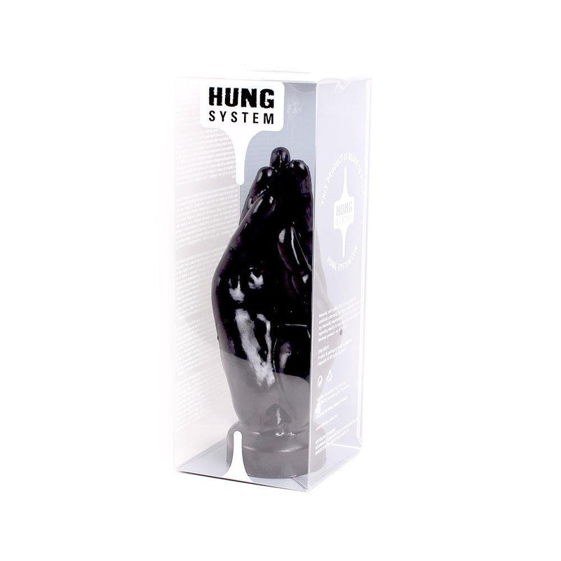 HUNG System - Hello - Fisting Dildo - 24 cm - Zwart