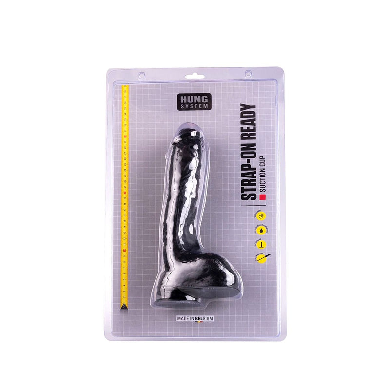 HUNG System - Jay - Dildo - Met Vac-U-Lock - Large - Zwart