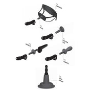HUNG System - Marcel - Dildo - Met Vac-U-Lock - 17 cm - Zwart