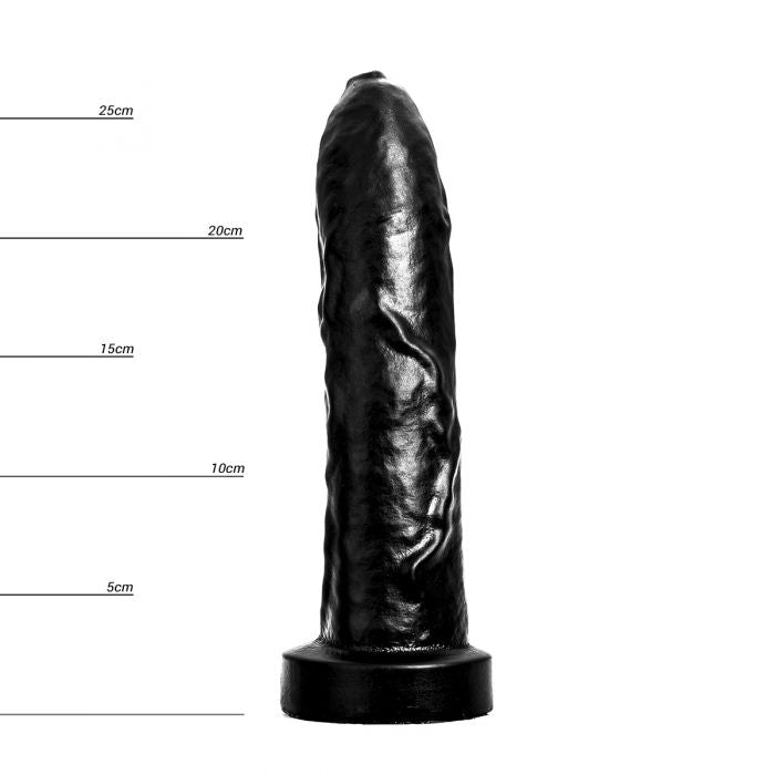 HUNG System - Uncut - Onbesneden Dildo - Met Vac-U-Lock - Zwart