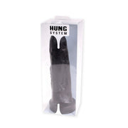 HUNG System - Uncut - Onbesneden Dildo - Met Vac-U-Lock - Zwart