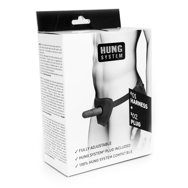 HUNG System - Strapon Harnas - Zwart-Erotiekvoordeel.nl