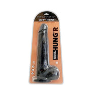 HUNG'R - Taurus - Dildo - Zwart - 35 cm - Ø 6.9 cm