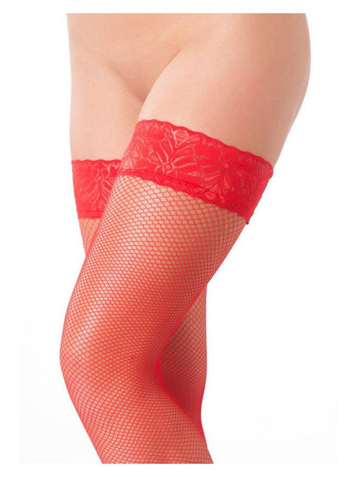 Amorable - Hold-up Visnet Kousen - Rood