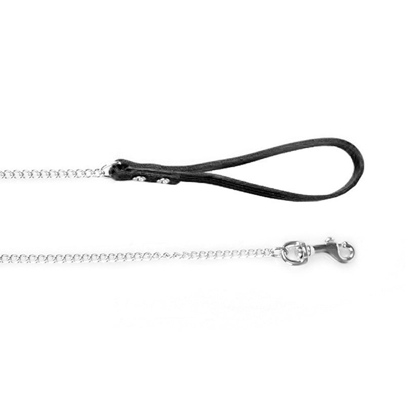 Kiotos - Hondenketting Met Leren Handvat - Small
