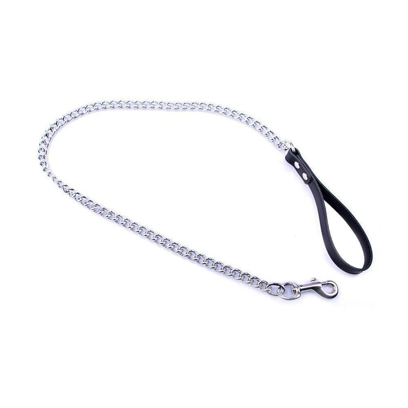 Kiotos - Hondenketting Met Leren Handvat - Small