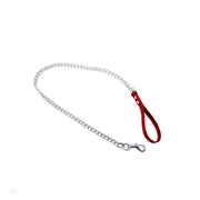 Kiotos - Hondenriem Met Ketting En Rood Handvat