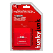 Hünkyjunk - Duo-Linked - Cock & Ball Ringen - Blauw