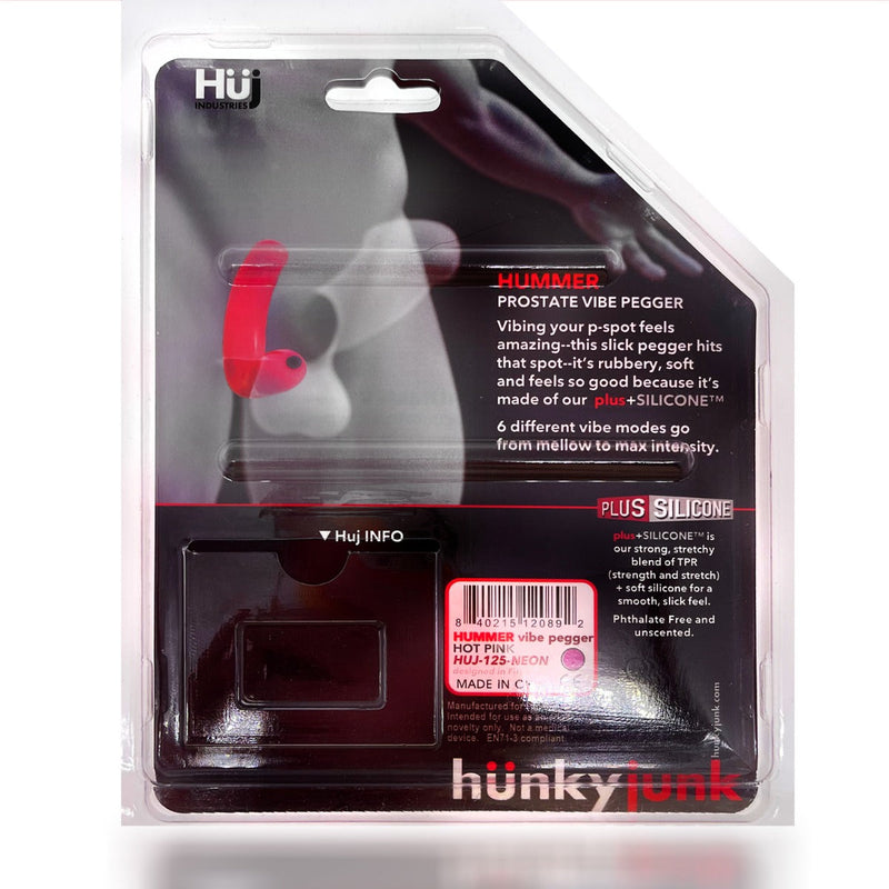 Hünkyjunk - Hummer Prostate Vibe Pegger - Neon Pink