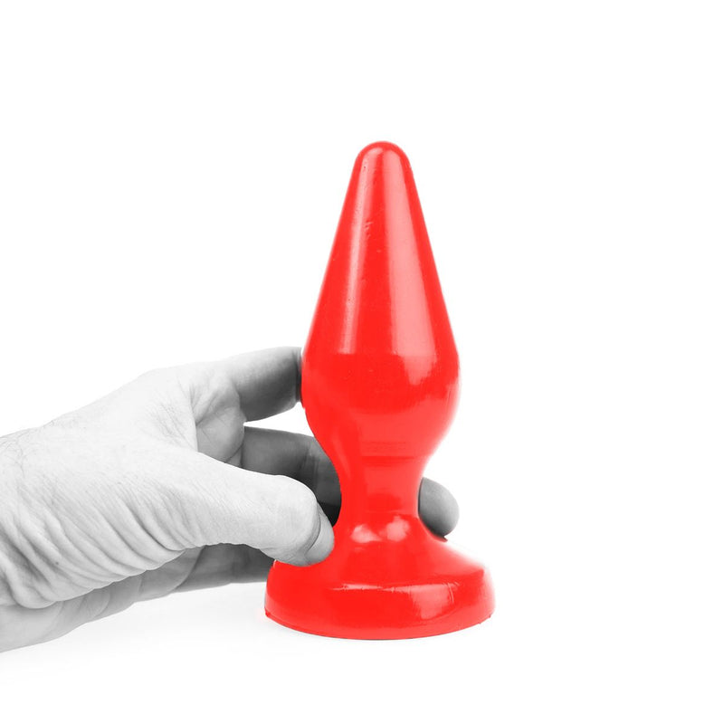 I ♥ Butt - Klassieke Buttplug - L - Rood