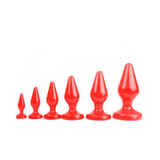 I ♥ Butt - Klassieke Buttplug - M - Rood