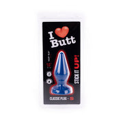 I ♥ Butt - Klassieke Buttplug - S - Blauw