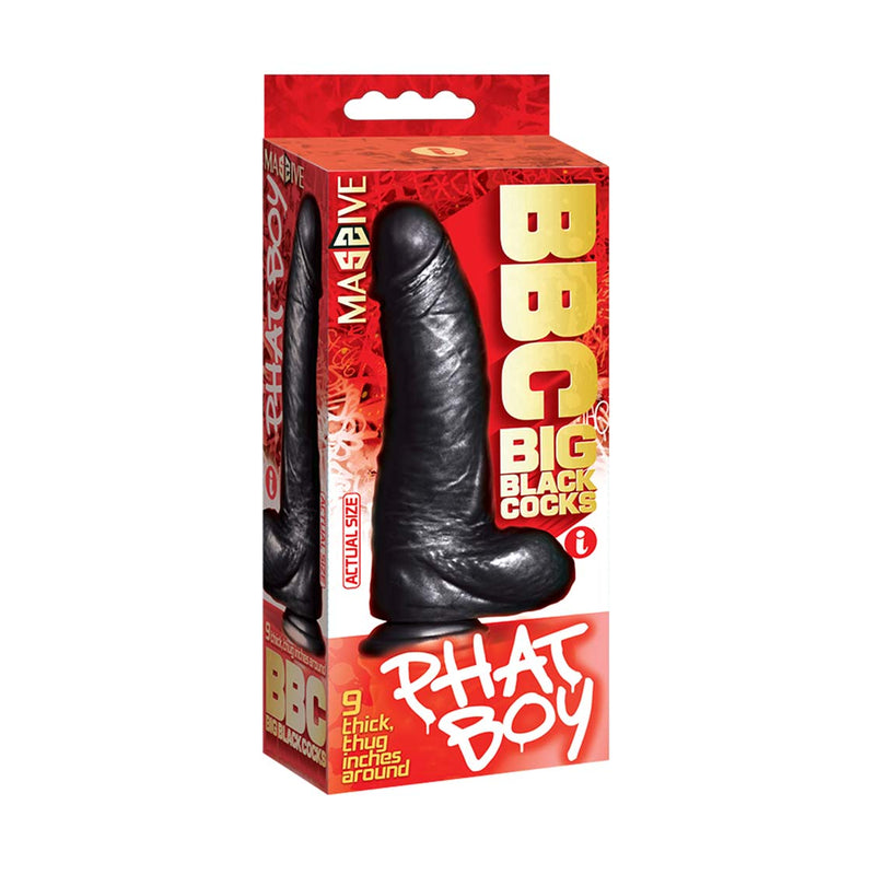 Icon - Phat Boy - Dildo - 26 x 6,8 cm - Zwart