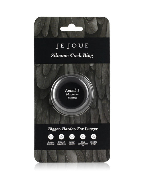 Je Joue - C-Ring Maximum Stretch - Siliconen Cockring - Zwart
