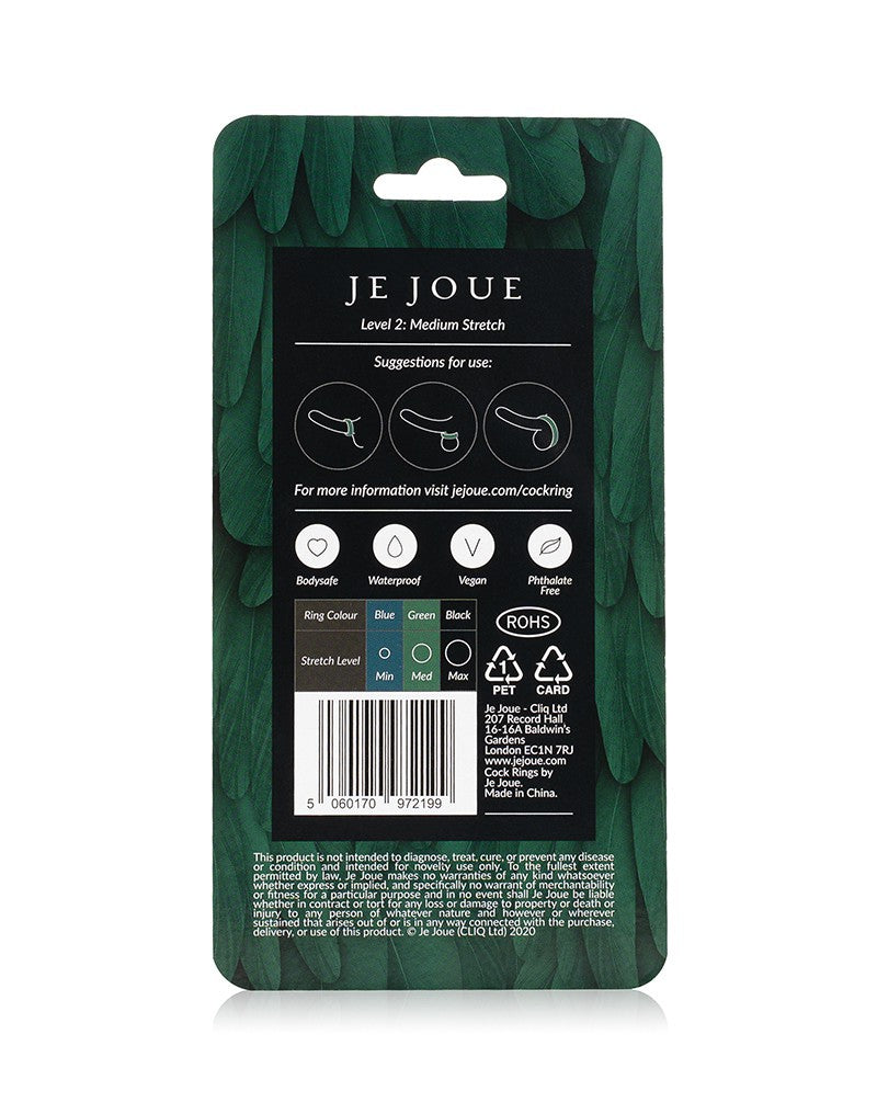 Je Joue - C-Ring Medium Stretch - Siliconen Cockring - groen