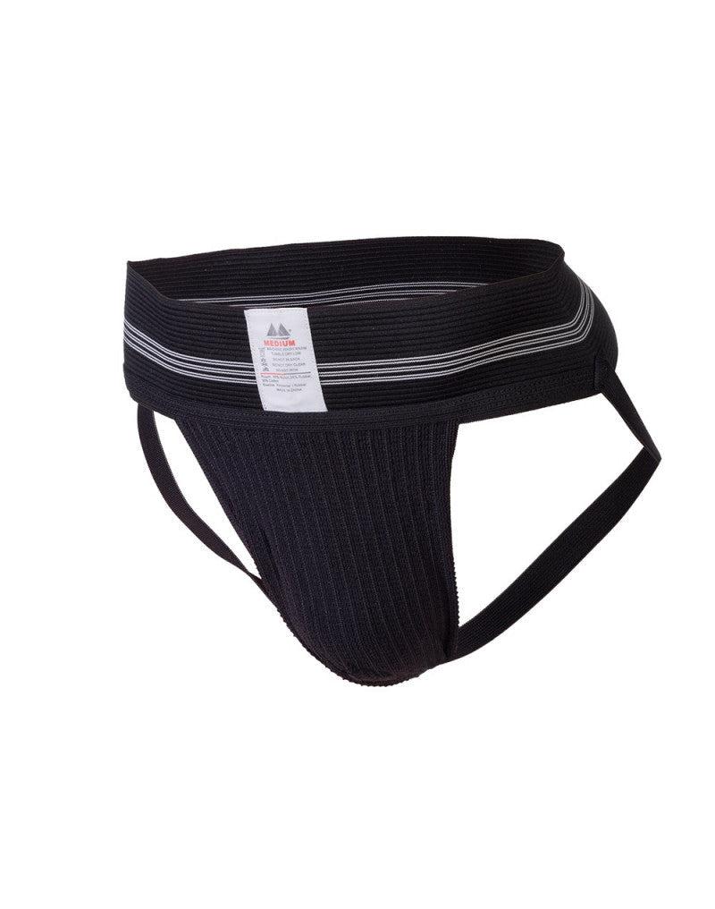 MM - Jockstrap - Heren String - Tailleband 3 inch - Zwart