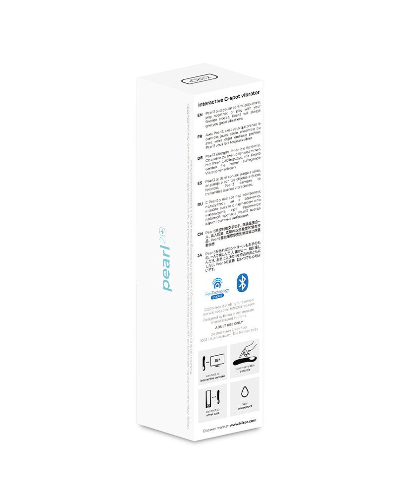 Kiiroo - Pearl 3 - Interactieve G-Spot Vibrator - Lichtblauw