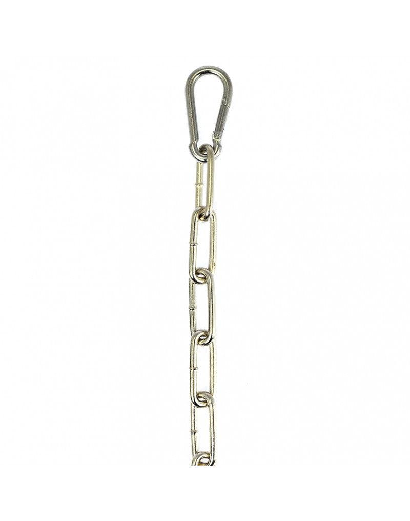 Rimba - Ketting gelast Met karabijn haken - 100 cm