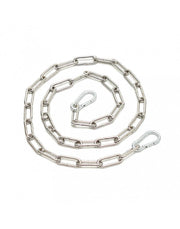 Rimba - Ketting gelast Met karabijn haken - 100 cm