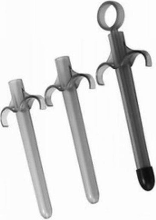 KinkLab - The Lube Shooter - brengt glijmiddel aan - 3 stuks - smoke grey-Erotiekvoordeel.nl