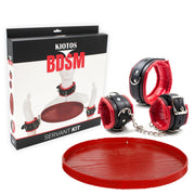 Kiotos BDSM - Boeienset met Dienblad - Rood/Zwart