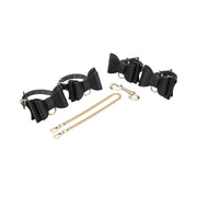 Kiotos - BDSM Kit met 8 items met Strikken in Etui - Zwart