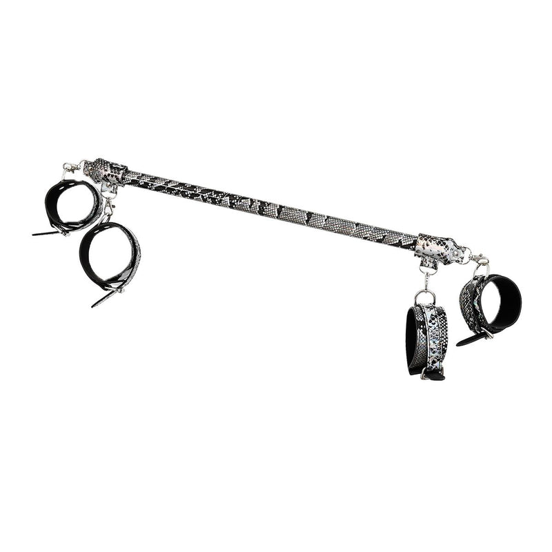 Kiotos - BDSM Set Met Slangenprint - Neon Zilver
