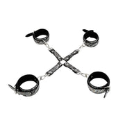Kiotos - BDSM Set Met Slangenprint - Neon Zilver