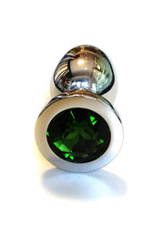 Kiotos - Buttplug RVS - Met groen Kristal