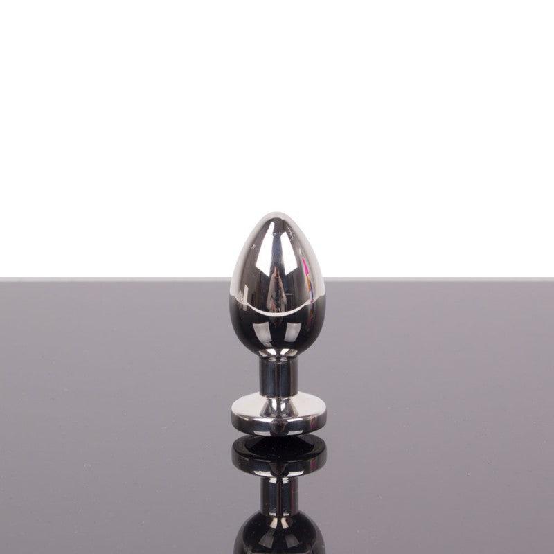 Kiotos - Buttplug RVS Met Zwart Kristal