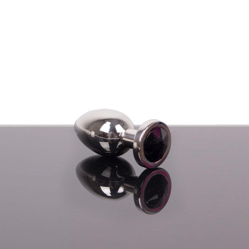 Kiotos - Buttplug RVS Met Zwart Kristal