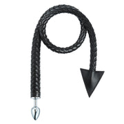 Kiotos - Buttplug en Zweep inéén - Devil Tail Buttplug en Gevlochten Singletail 2-in-1 