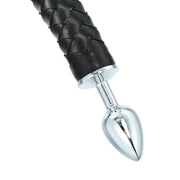 Kiotos - Buttplug en Zweep inéén - Devil Tail Buttplug en Gevlochten Singletail 2-in-1 