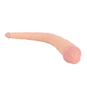Kiotos Cox - Dubbele Dildo - 35 x 2.2/5 cm - Lichte Huidskleur