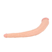 Kiotos Cox - Dubbele Dildo - 35 x 2.2/5 cm - Lichte Huidskleur
