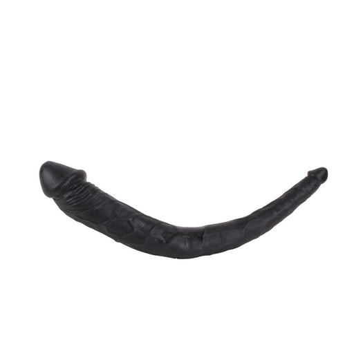 Kiotos Cox - Dubbele Dildo - 35 x 2.2/5 cm - Zwart