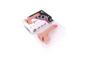 Kiotos Cox - Sliding Skin Dubbellaags Dildo 19.5 x 4.5 cm - Lichte Huidskleur