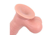 Kiotos Cox - Sliding Skin Dubbellaags Dildo 19.5 x 4.5 cm - Lichte Huidskleur