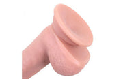 Kiotos Cox - Sliding Skin Dubbellaags Dildo 23 x 4 cm - Lichte Huidskleur