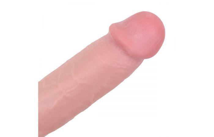 Kiotos Cox - Sliding Skin Dubbellaags Dildo 23 x 4 cm - Lichte Huidskleur