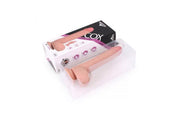 Kiotos Cox - Sliding Skin Dubbellaags Dildo 24 x 4,5 cm - Lichte Huidskleur