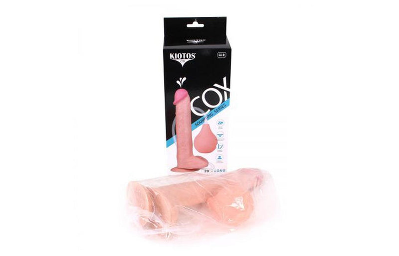 Kiotos Cox - Squirting Dildo 28 x 4.8 cm - Lichte Huidskleur