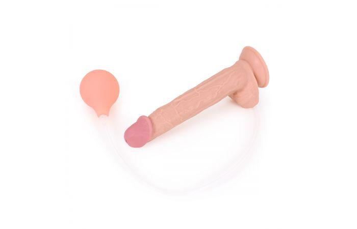 Kiotos Cox - Squirting Dildo 28 x 4.8 cm - Lichte Huidskleur