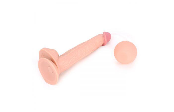 Kiotos Cox - Squirting Dildo 28 x 4.8 cm - Lichte Huidskleur