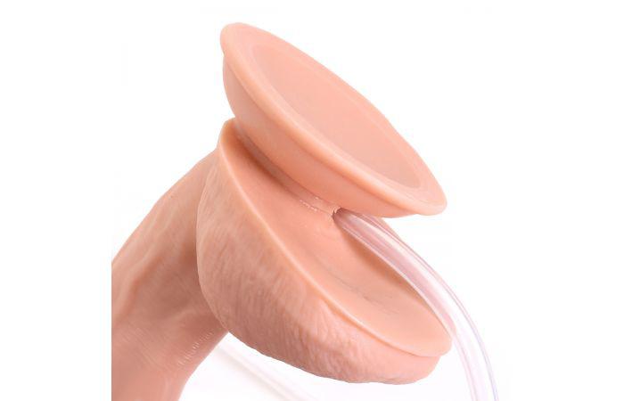 Kiotos Cox - Squirting Dildo 28 x 4.8 cm - Lichte Huidskleur