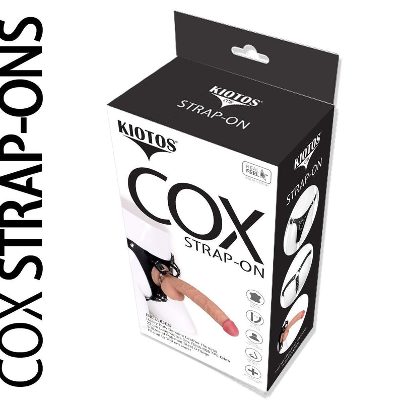 Kiotos Cox - Strap-On Harnas Met Dildo 22 x 4 cm - Lichte Huidskleur