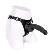 Kiotos Cox - Strap-On Harnas Met Dildo 22 x 4 cm - Zwart