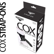 Kiotos Cox - Strap-On Harnas Met Dildo 24 x 4 cm - Zwart