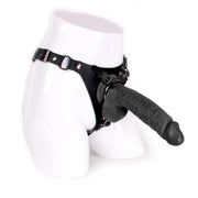 Kiotos Cox - Strap-On Harnas Met Dildo 24 x 4 cm - Zwart