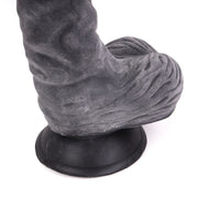 Kiotos Cox - Dildo Met Zuignap die echt aanvoelt 22 x 5 cm - Zwart